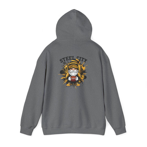 Steel City Gnome - Unisex Heavy Blend™ Hooded Sweatshirt Hoodie - YinzerShop