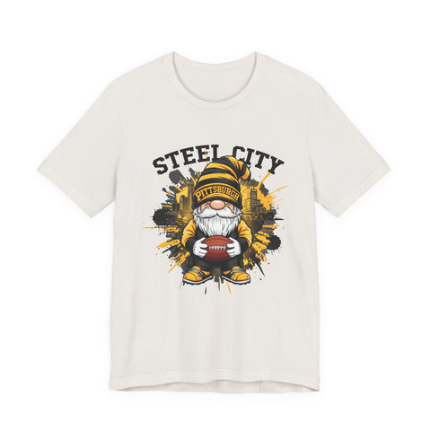Steel City Gnome - Unisex Jersey Short Sleeve Tee T-Shirt - YinzerShop