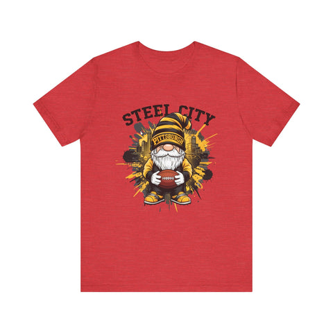Steel City Gnome - Unisex Jersey Short Sleeve Tee T-Shirt - YinzerShop
