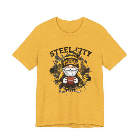 Steel City Gnome - Unisex Jersey Short Sleeve Tee T-Shirt - YinzerShop