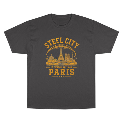 Steel City Paris - Champion T-Shirt T-Shirt - YinzerShop