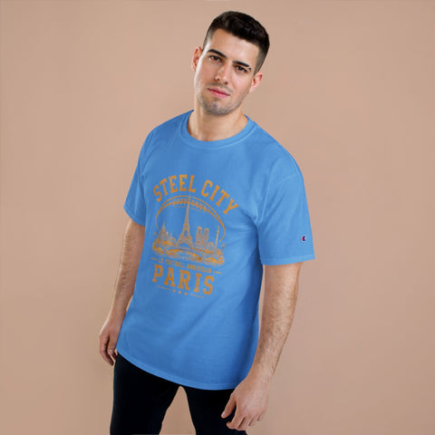 Steel City Paris - Champion T-Shirt T-Shirt - YinzerShop