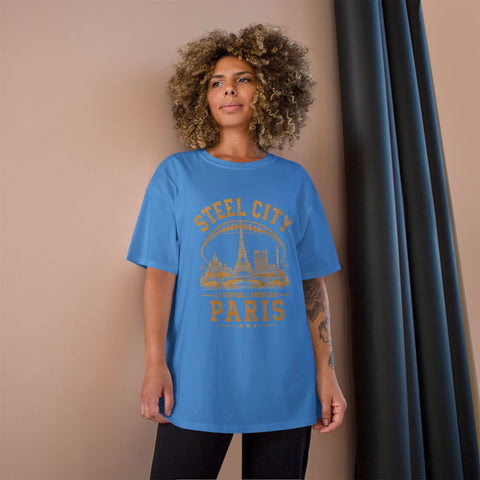 Steel City Paris - Champion T-Shirt T-Shirt - YinzerShop