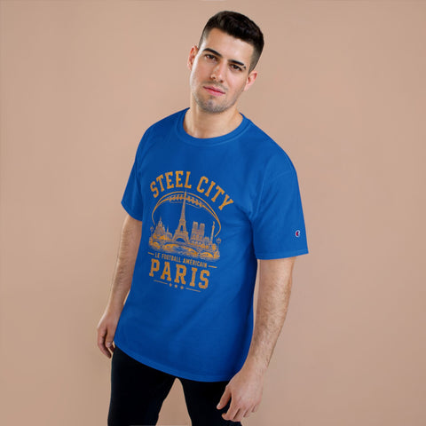 Steel City Paris - Champion T-Shirt T-Shirt - YinzerShop