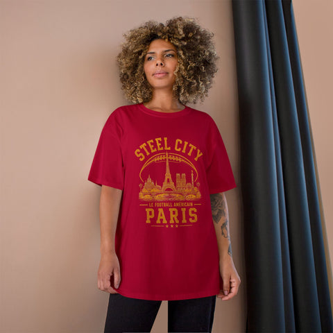 Steel City Paris - Champion T-Shirt T-Shirt - YinzerShop