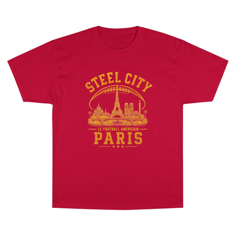 Steel City Paris - Champion T-Shirt T-Shirt - YinzerShop