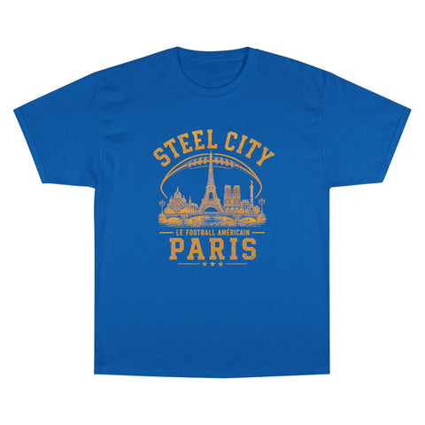 Steel City Paris - Champion T-Shirt T-Shirt - YinzerShop