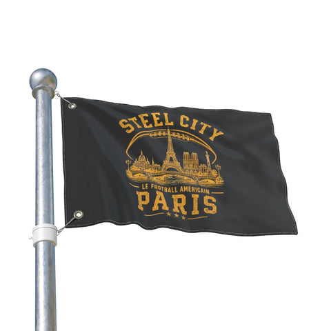 Steel City Paris - Double Sided Flag Home Decor - YinzerShop