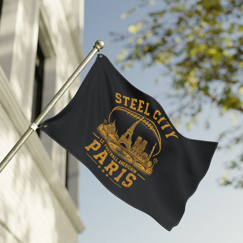 Steel City Paris - Double Sided Flag Home Decor - YinzerShop