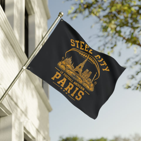 Steel City Paris - Double Sided Flag Home Decor - YinzerShop