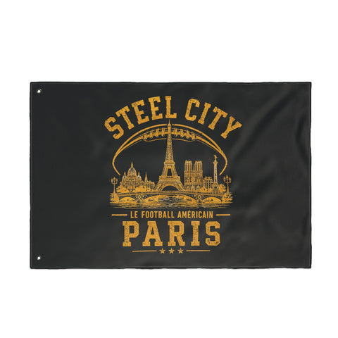 Steel City Paris - Double Sided Flag Home Decor - YinzerShop