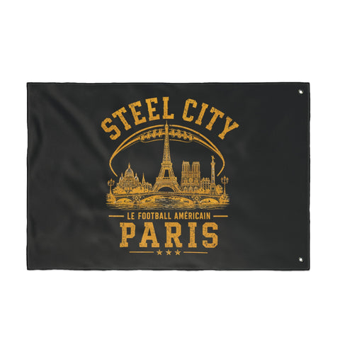 Steel City Paris - Double Sided Flag Home Decor - YinzerShop