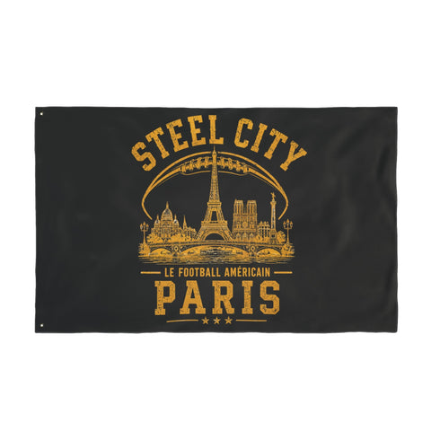 Steel City Paris - Double Sided Flag Home Decor - YinzerShop