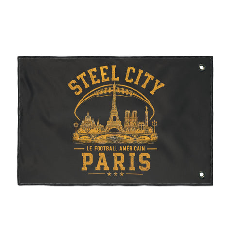 Steel City Paris - Double Sided Flag Home Decor - YinzerShop