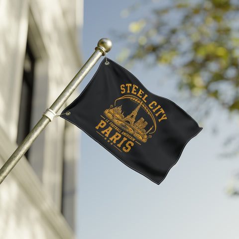 Steel City Paris - Double Sided Flag Home Decor - YinzerShop