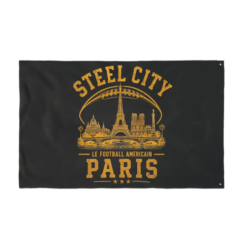 Steel City Paris - Double Sided Flag Home Decor - YinzerShop