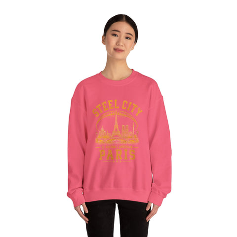 Steel City Paris - Heavy Blend™ Crewneck Sweatshirt Sweatshirt - YinzerShop