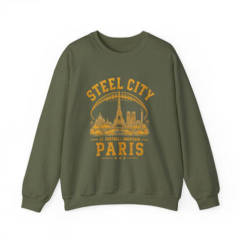 Steel City Paris - Heavy Blend™ Crewneck Sweatshirt Sweatshirt - YinzerShop