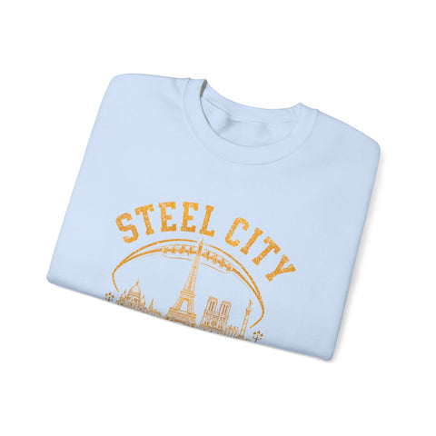 Steel City Paris - Heavy Blend™ Crewneck Sweatshirt Sweatshirt - YinzerShop