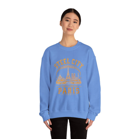 Steel City Paris - Heavy Blend™ Crewneck Sweatshirt Sweatshirt - YinzerShop