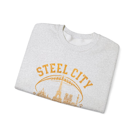 Steel City Paris - Heavy Blend™ Crewneck Sweatshirt Sweatshirt - YinzerShop