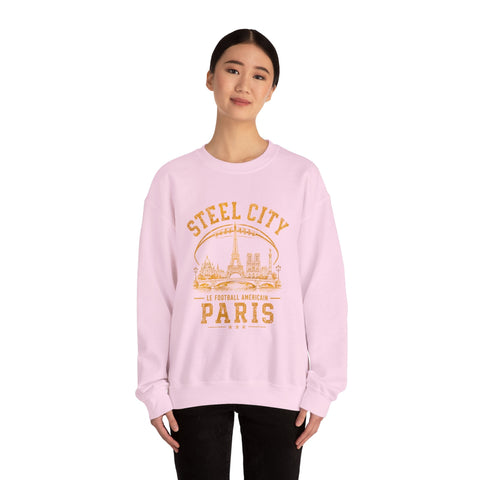 Steel City Paris - Heavy Blend™ Crewneck Sweatshirt Sweatshirt - YinzerShop