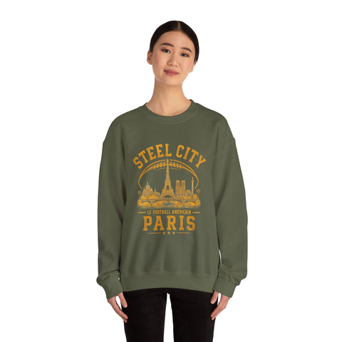 Steel City Paris - Heavy Blend™ Crewneck Sweatshirt Sweatshirt - YinzerShop