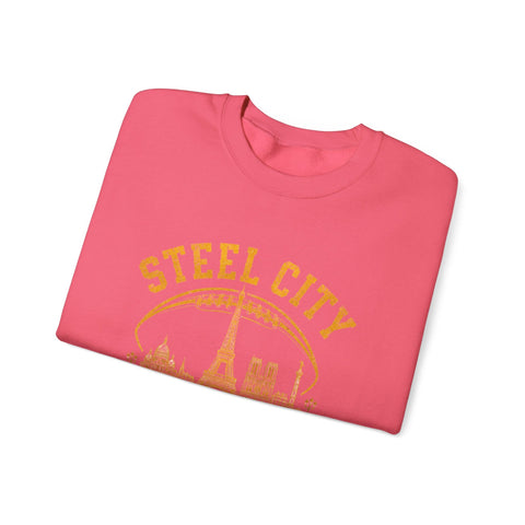 Steel City Paris - Heavy Blend™ Crewneck Sweatshirt Sweatshirt - YinzerShop
