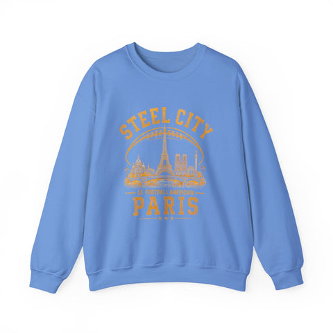 Steel City Paris - Heavy Blend™ Crewneck Sweatshirt Sweatshirt - YinzerShop