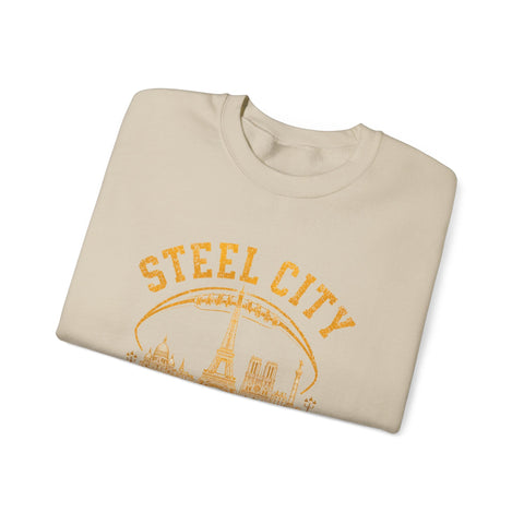 Steel City Paris - Heavy Blend™ Crewneck Sweatshirt Sweatshirt - YinzerShop