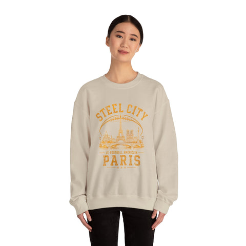 Steel City Paris - Heavy Blend™ Crewneck Sweatshirt Sweatshirt - YinzerShop