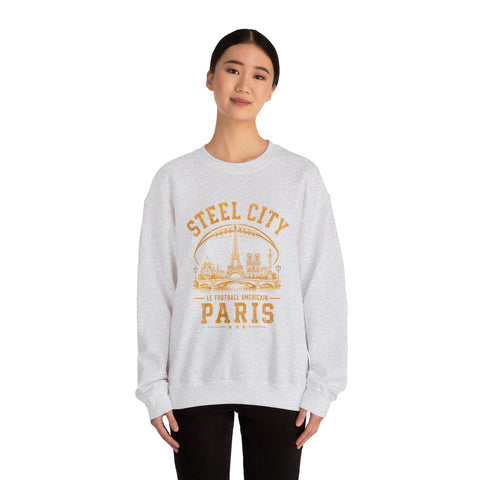 Steel City Paris - Heavy Blend™ Crewneck Sweatshirt Sweatshirt - YinzerShop