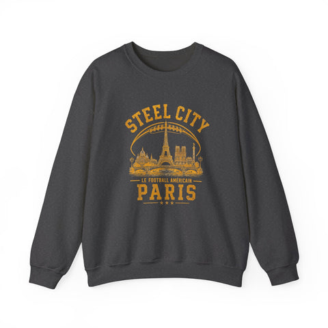 Steel City Paris - Heavy Blend™ Crewneck Sweatshirt Sweatshirt - YinzerShop