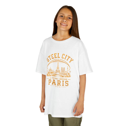 Steel City Paris - Kids Graphic T-Shirt Kids Apparel - YinzerShop