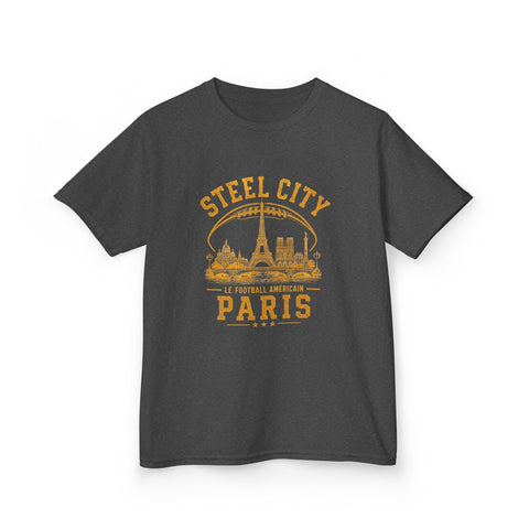 Steel City Paris - Kids Graphic T-Shirt Kids Apparel - YinzerShop