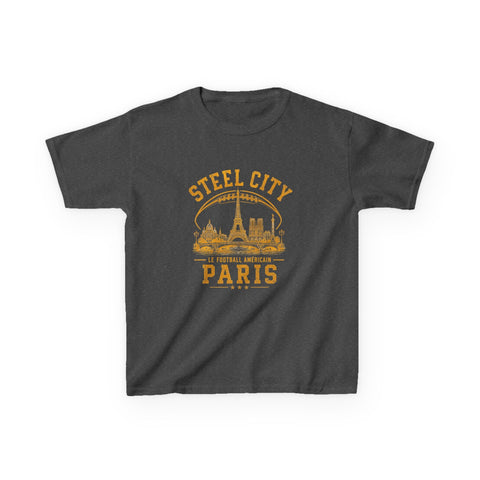 Steel City Paris - Kids Graphic T-Shirt Kids Apparel - YinzerShop