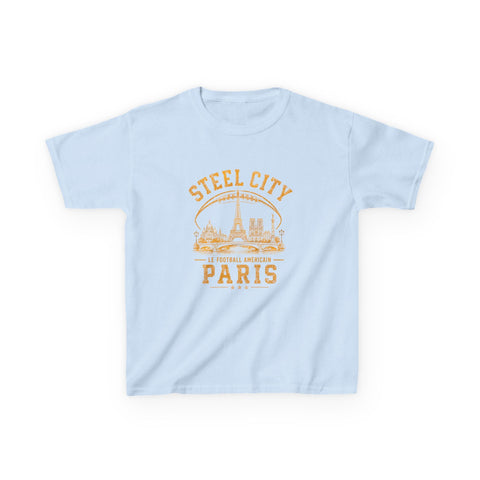 Steel City Paris - Kids Graphic T-Shirt Kids Apparel - YinzerShop