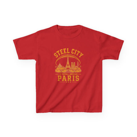 Steel City Paris - Kids Graphic T-Shirt Kids Apparel - YinzerShop