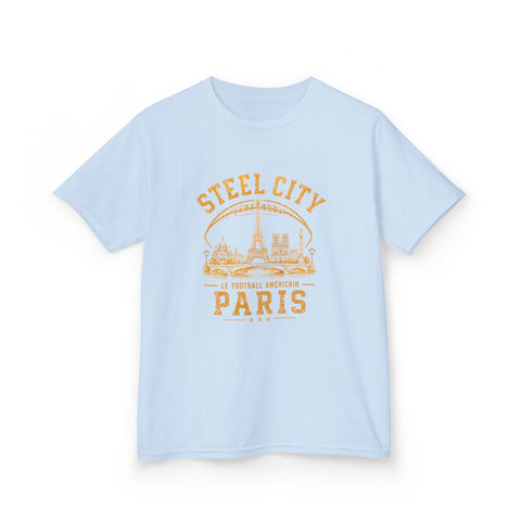 Steel City Paris - Kids Graphic T-Shirt Kids Apparel - YinzerShop