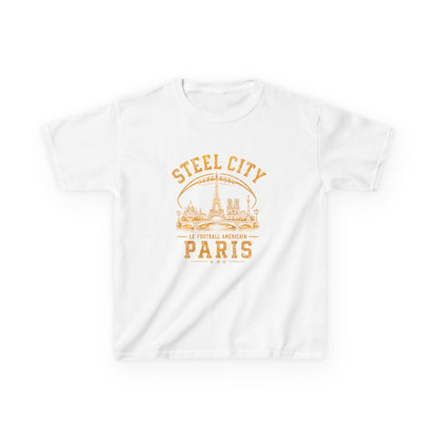 Steel City Paris - Kids Graphic T-Shirt Kids Apparel - YinzerShop