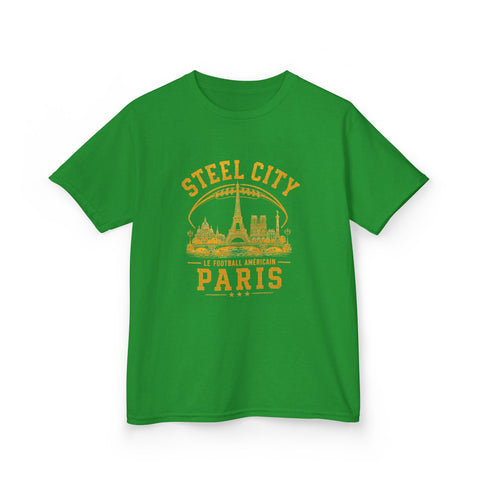 Steel City Paris - Kids Graphic T-Shirt Kids Apparel - YinzerShop