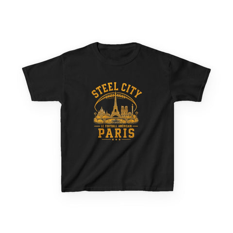 Steel City Paris - Kids Graphic T-Shirt Kids Apparel - YinzerShop