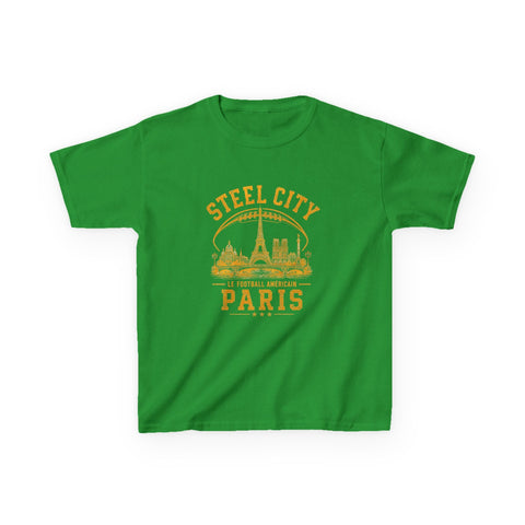 Steel City Paris - Kids Graphic T-Shirt Kids Apparel - YinzerShop