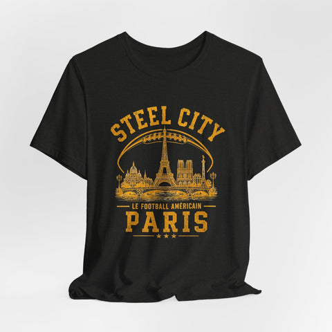 Steel City Paris - Unisex Jersey Short Sleeve Tee T-Shirt - YinzerShop