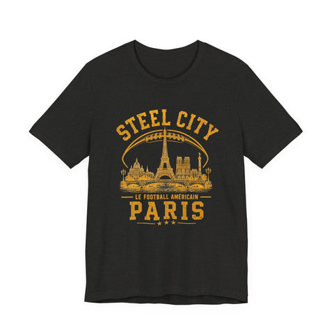 Steel City Paris - Unisex Jersey Short Sleeve Tee T-Shirt - YinzerShop