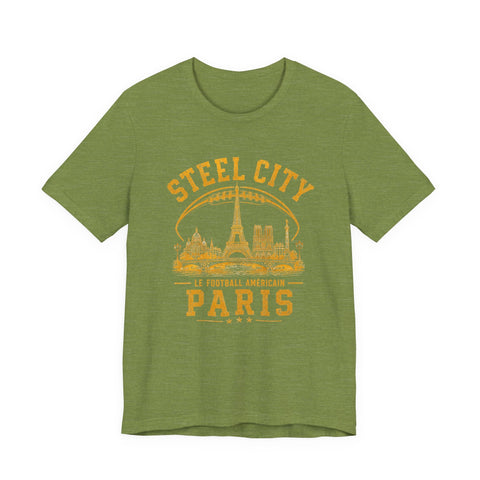 Steel City Paris - Unisex Jersey Short Sleeve Tee T-Shirt - YinzerShop