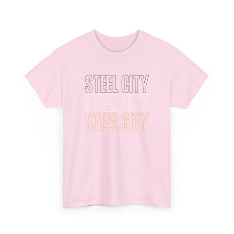 Steel City - Unisex Heavy Cotton Tee T-Shirt - YinzerShop