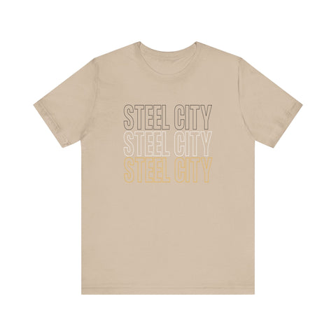 Steel City - Unisex Jersey Short Sleeve Tee T-Shirt - YinzerShop