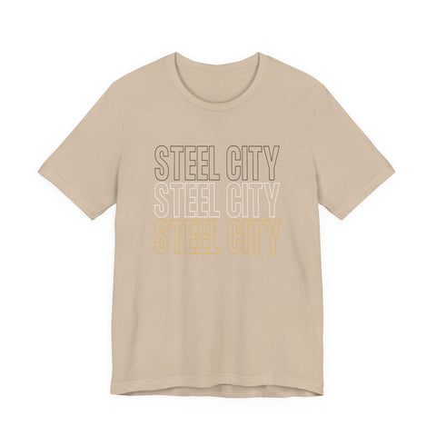 Steel City - Unisex Jersey Short Sleeve Tee T-Shirt - YinzerShop