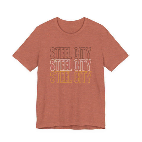 Steel City - Unisex Jersey Short Sleeve Tee T-Shirt - YinzerShop